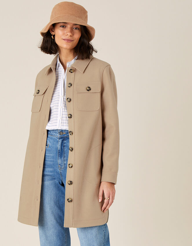 Sonya Shacket, Camel (OATMEAL), large