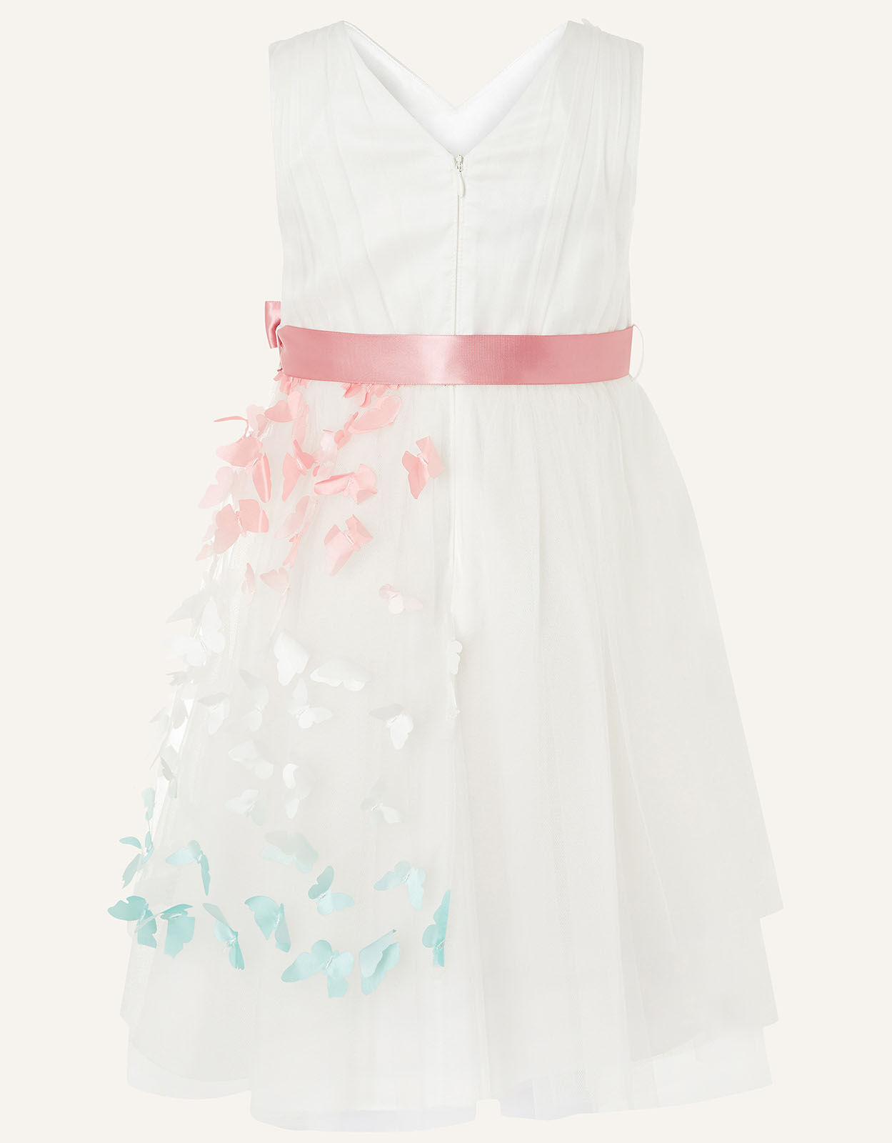 Monsoon girls butterfly dress sales