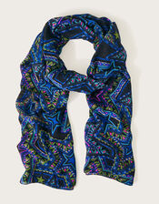 Star Print Scarf, , large