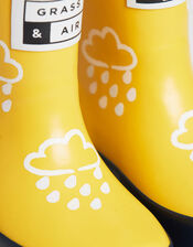 Grass and Air Colour-Revealing Wellies, Yellow (YELLOW), large