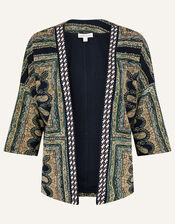 Holly Printed Kimono with LENZING™ ECOVERO™, Blue (BLUE), large