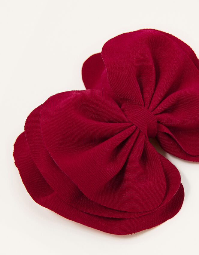 School Large Bow Hair Clip , , large