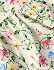 Dancer Floral Basque Party Dress, Multi (MULTI), large