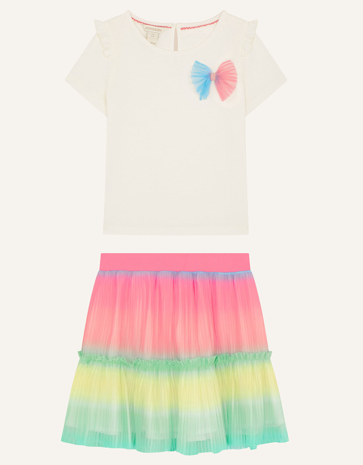 Rainbow skirt set online
