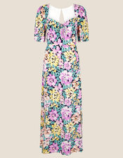 Fearne Floral Midi Dress, Ivory (IVORY), large