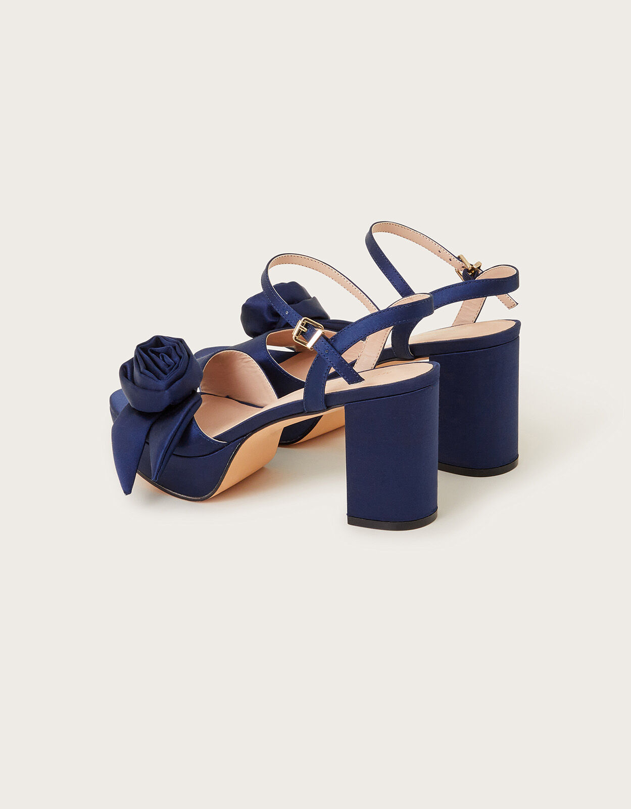 Rosette Platform Heels Blue Occasion Shoes Monsoon Global