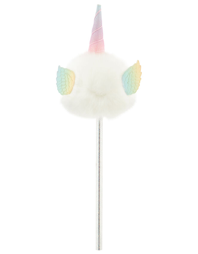 Holographic Unicorn Pom-Pom Pencil, , large