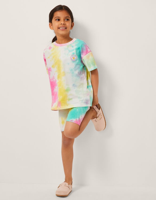 Tie-Dye Cycle Shorts, Multi (MULTI), large