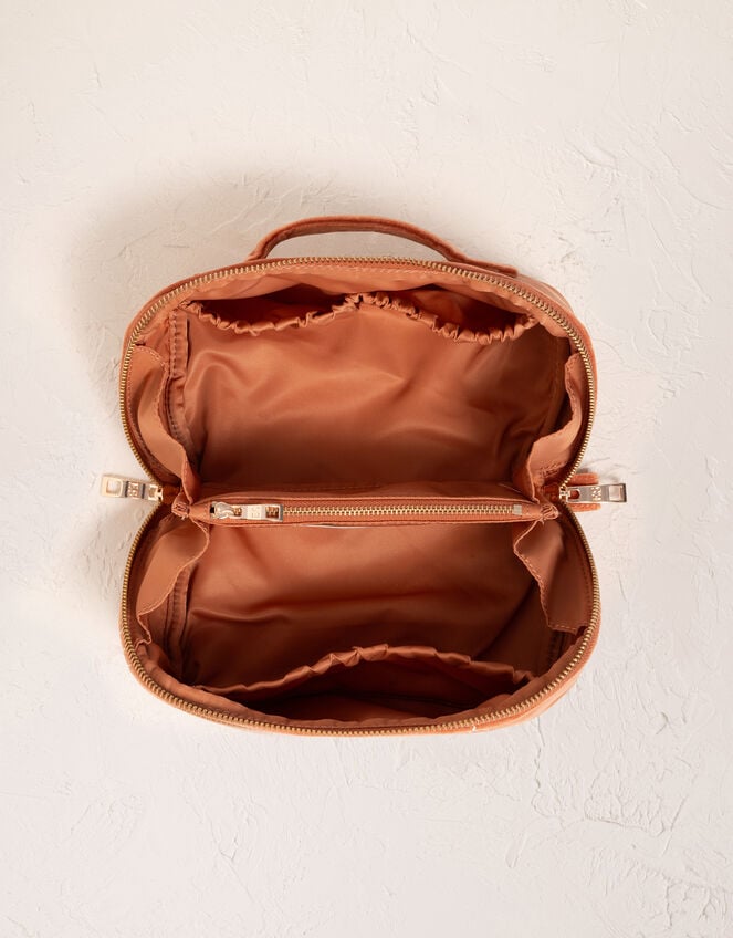 Elizabeth Scarlett Sun Goddess Velvet Make Up Bag, , large