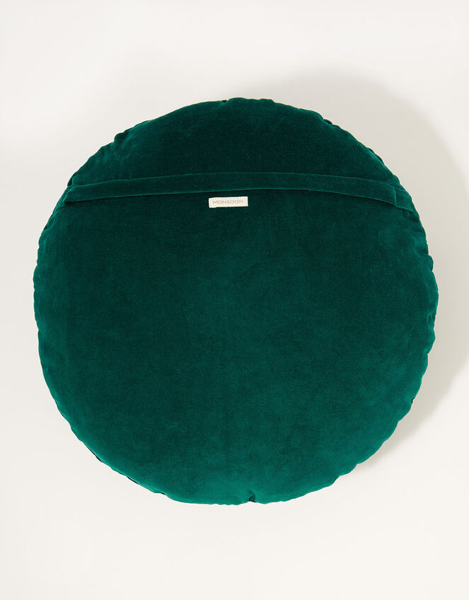 Round Velvet Cushion, , large