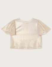 Rya Shimmer Top, Gold (GOLD), large