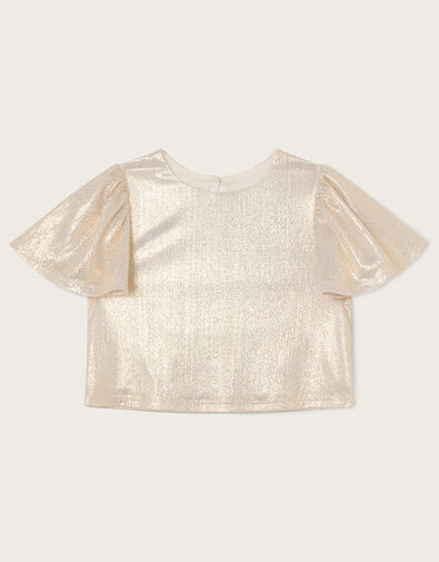 Rya Shimmer Top Gold, Gold (GOLD), large