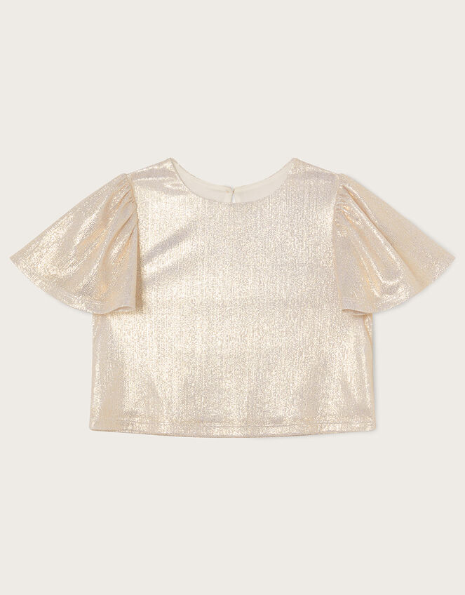 Rya Shimmer Top, Gold (GOLD), large