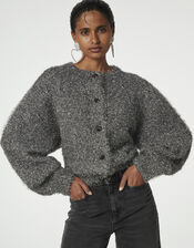 Fabienne Chapot Kitty Cardigan, Silver (SILVER), large