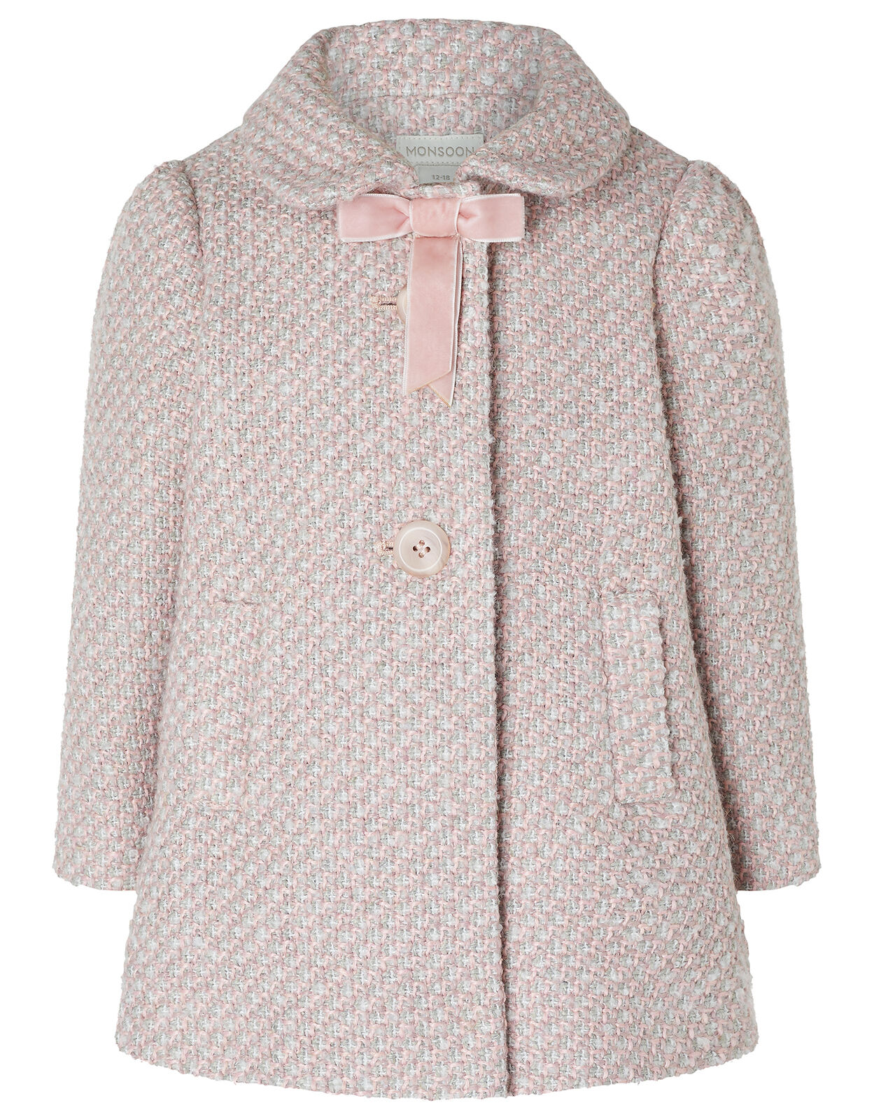 Monsoon coats baby girl sales