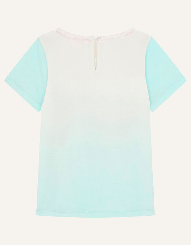 Sequin Unicorn Ice Cream Top, Blue (TURQUOISE), large