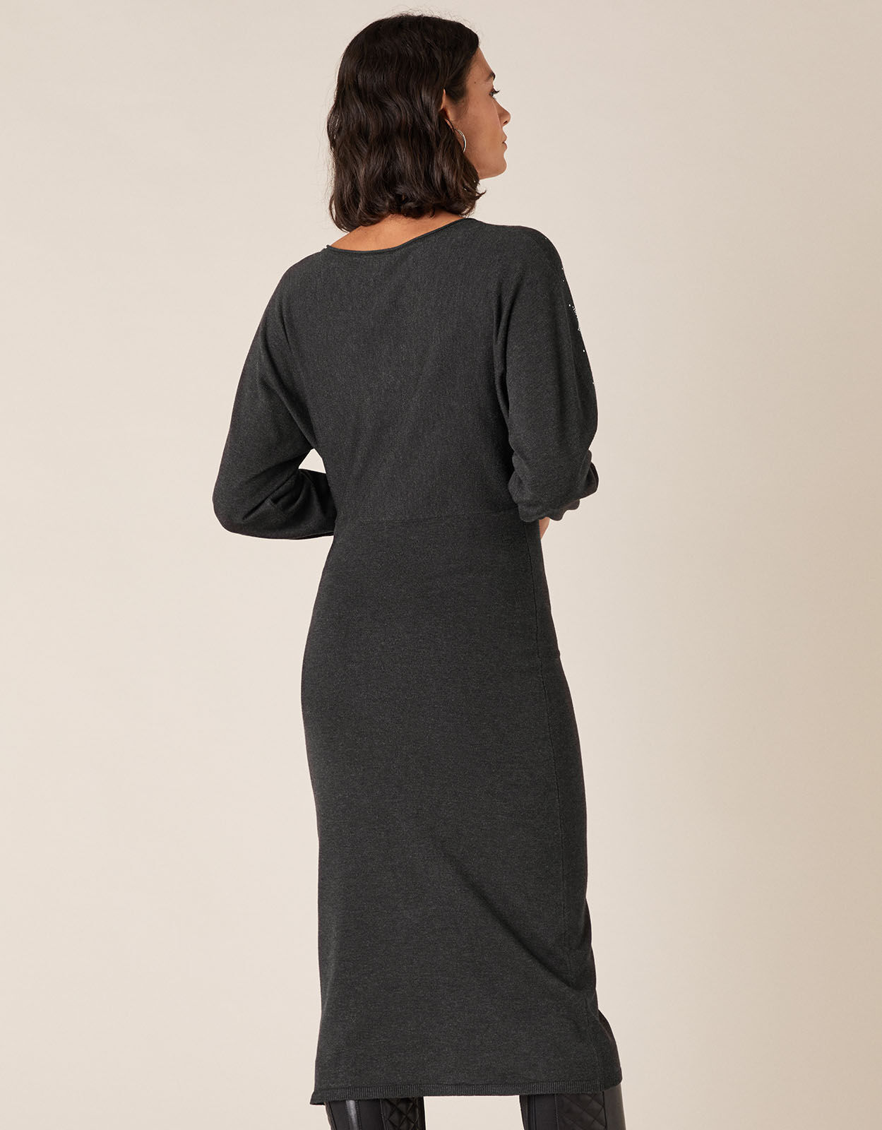 Star Heat-Seal Gem Knit Dress with 
