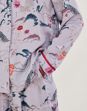 Bianca Print Pyjama Set, Purple (LILAC), large