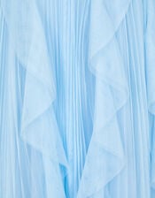 Scarla Sequin Ruffle Party Dress, Blue (PALE BLUE), large
