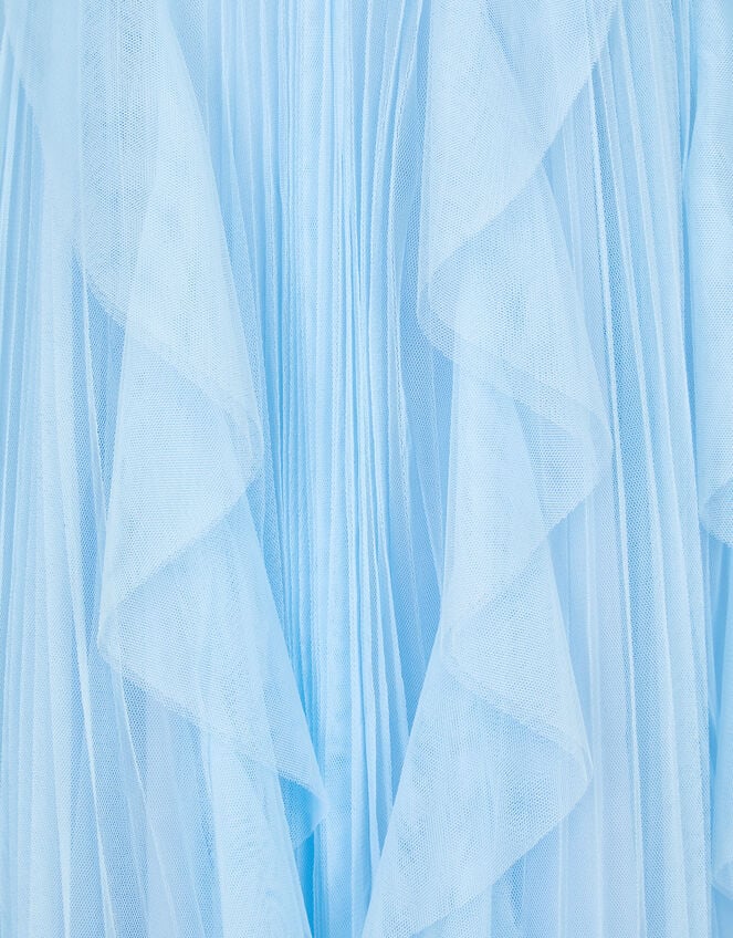 Scarla Sequin Ruffle Party Dress, Blue (PALE BLUE), large
