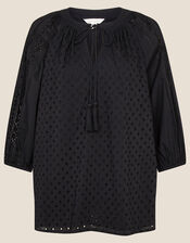 Broderie Top, Black (BLACK), large