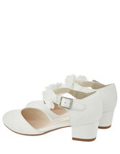 Corsage Strap Two-Part Heels, Ivory (IVORY), large