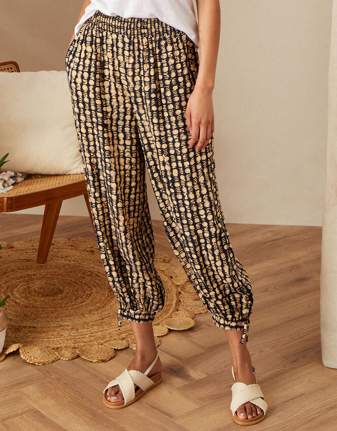 ARTISAN STUDIO Print Trousers, Blue (BLUE), large