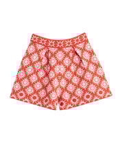 Chinti & Parker Sun Print Shorts, RED BRICK, large