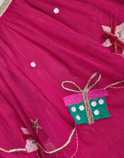 Baby Disco Christmas Dress, Ivory (IVORY), large