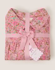 Floral Print Long Pyjamas Set, Pink (PINK), large
