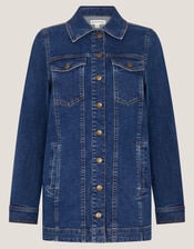 Milly Denim Jacket, Blue (MID AUTHENTIC BLUE), large