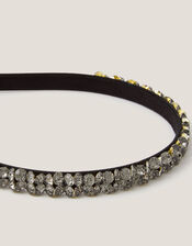 Rhinestone Embellished Headband, , large