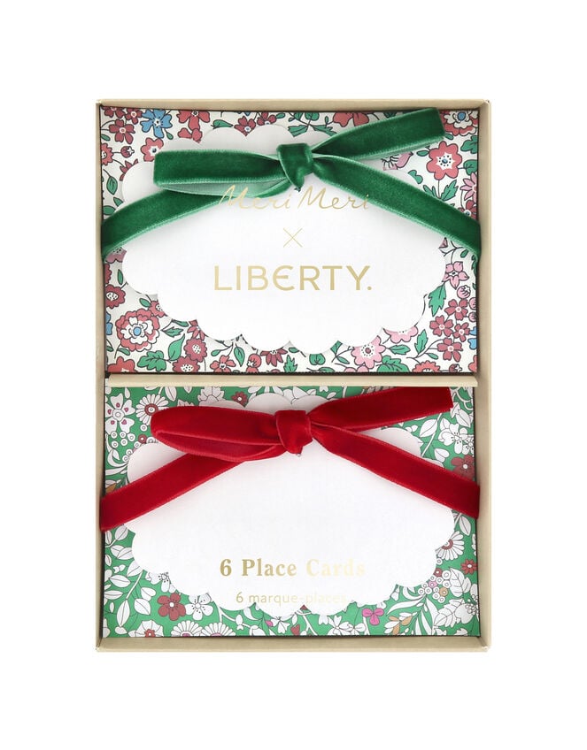 6-Pack Meri Meri x Liberty Winter Place Cards, , large