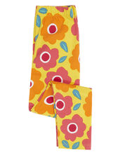 Frugi Libby Printed Leggings, Yellow (YELLOW), large
