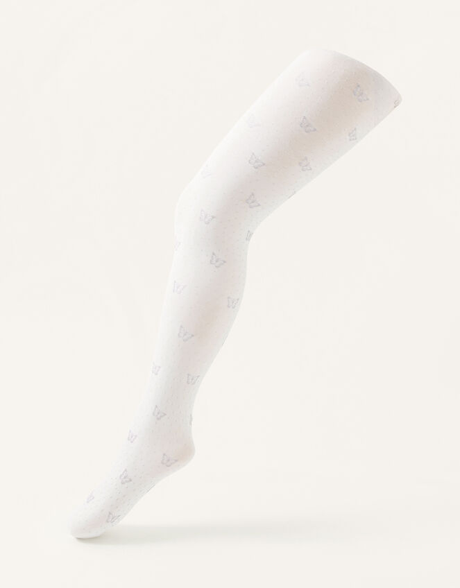 Glitter Butterfly Tights, Pink (PINK), large