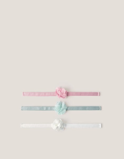 3-Pack Corsage Flower Bando Headbands, , large
