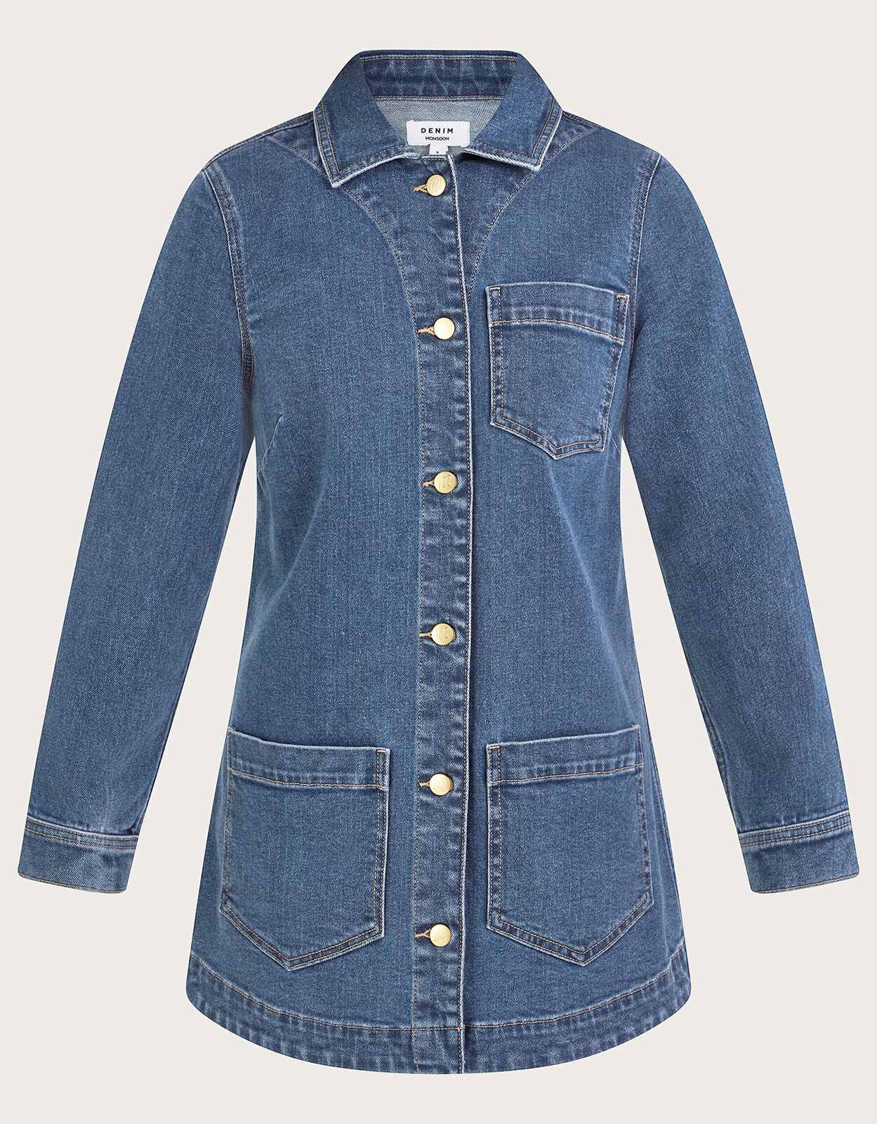 Monsoon denim jacket store