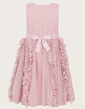 Safiya Textured Ruffle Dress, Pink (PINK), large