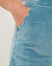 Malika Corduroy Midi Skirt, Blue (PALE BLUE), large