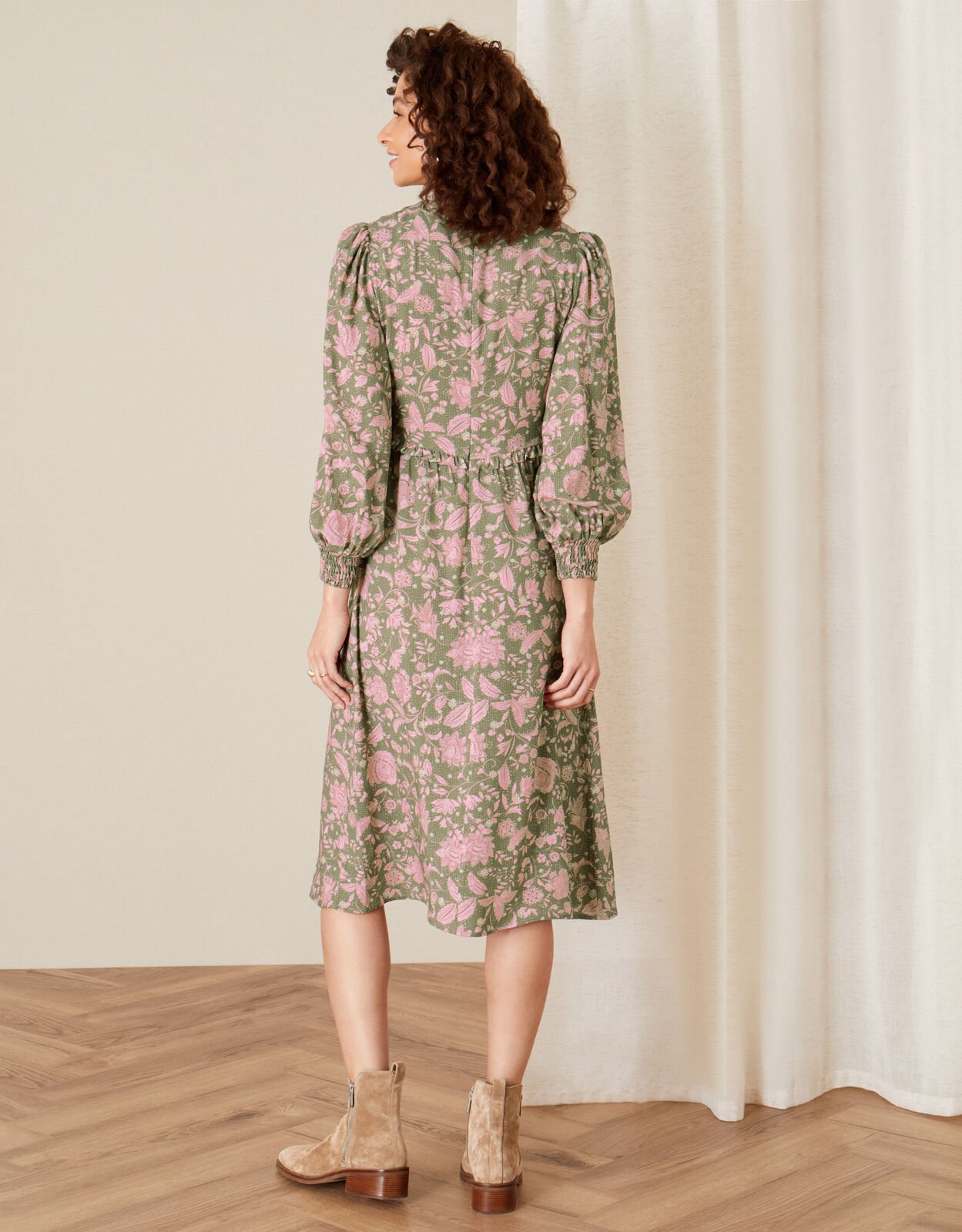 Monsoon khaki dress top