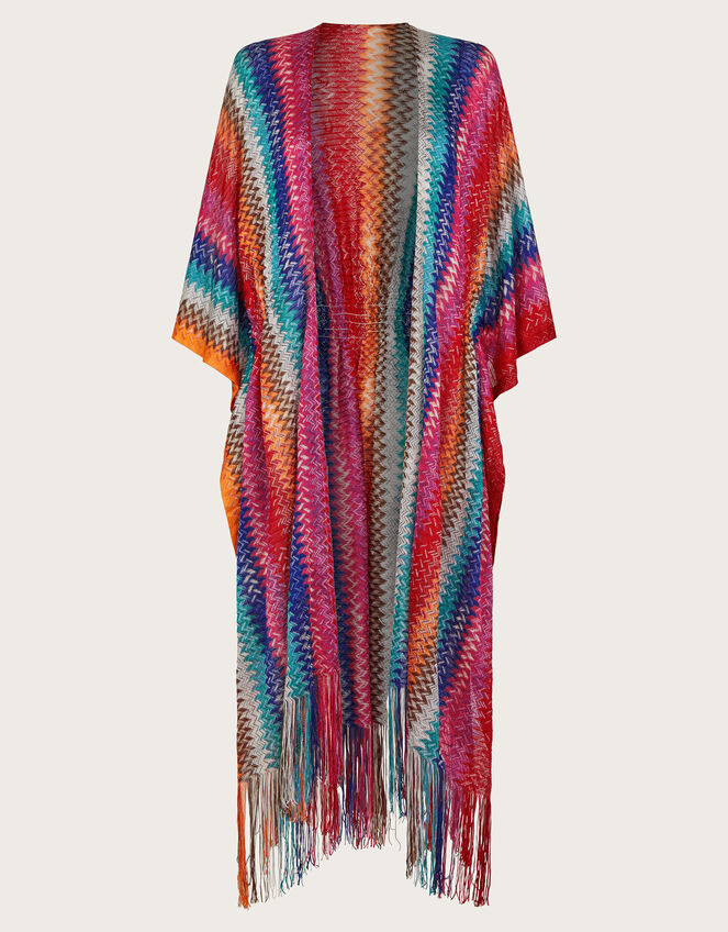 Crochet Stripe Kaftan, , large