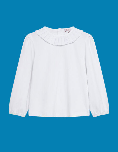Trotters Lottie Jersey Top, White (WHITE), large