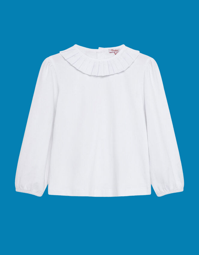 Trotters Lottie Jersey Top, White (WHITE), large