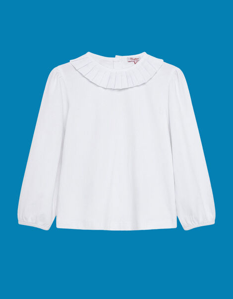 Trotters Lottie Jersey Top White, White (WHITE), large