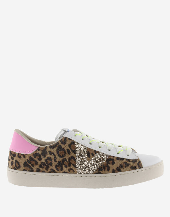 Victoria Berlin Leopard Print Trainers, Leopard (LEOPARD), large