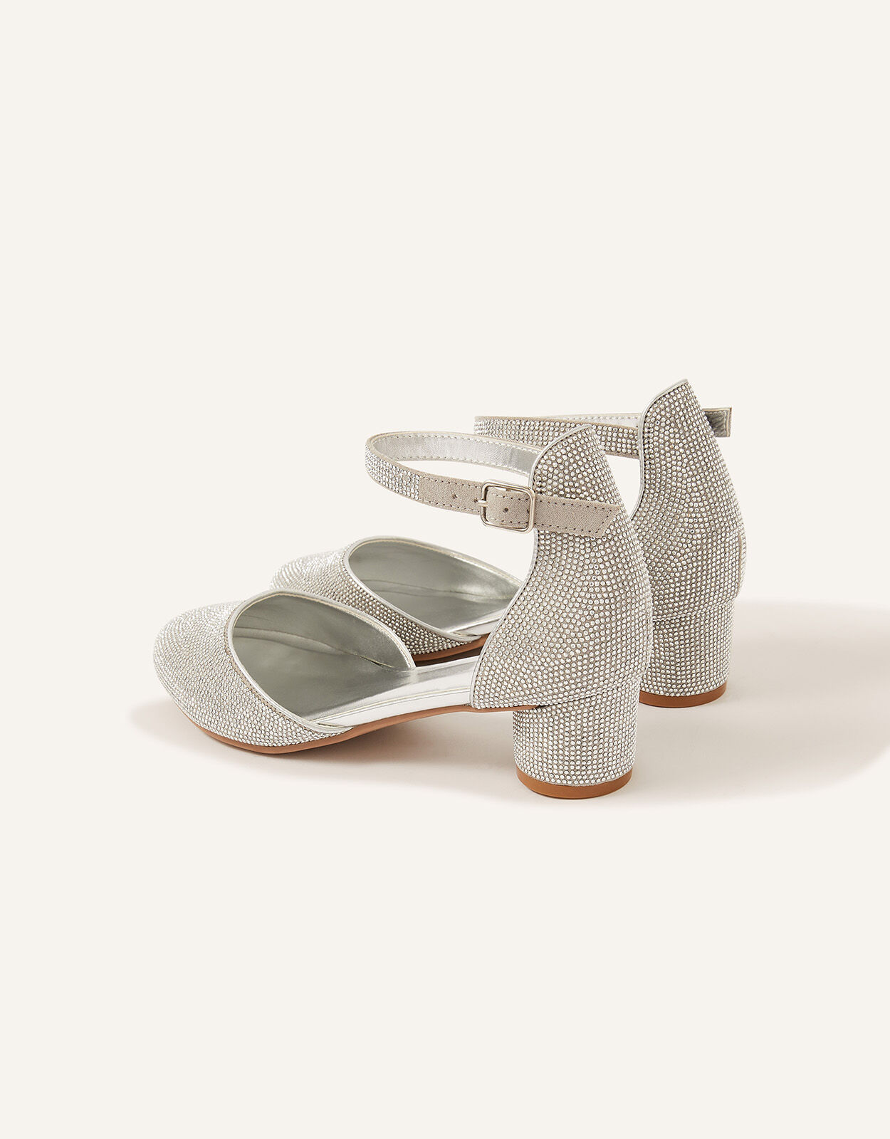 Shimmer block heels discount