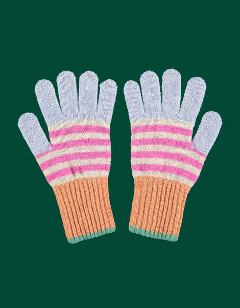 Catherine Tough Kids' Stripe Gloves, , large
