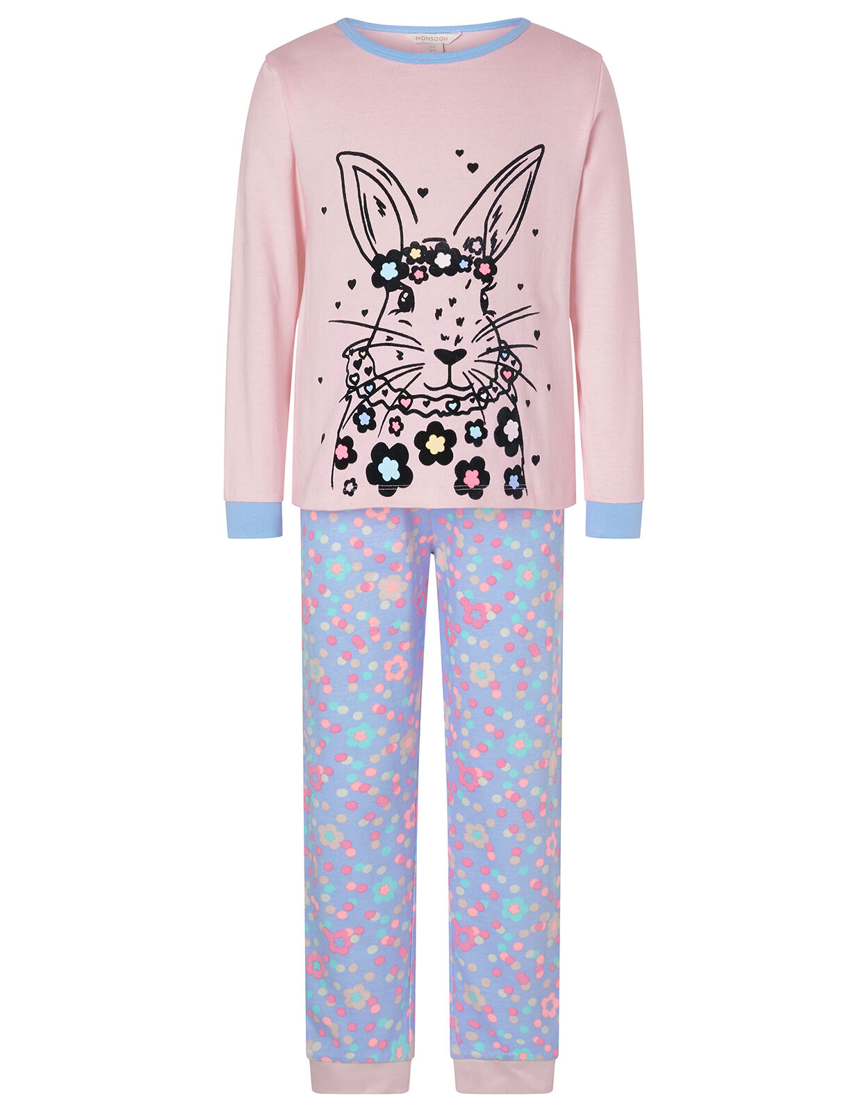 Girls bunny pyjamas shop