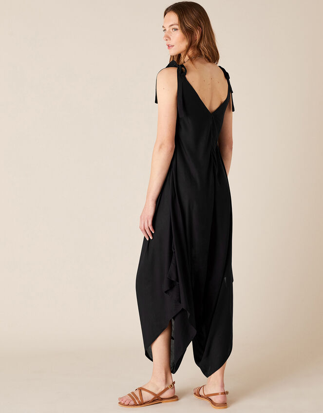 Relaxed Romper in LENZING��� ECOVERO���, Black (BLACK), large