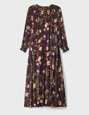 East Adelle Floral Print Maxi Dress, Red (BERRY), large